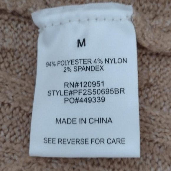 Pink Rose cable knit Sweater Dress - Picture 8 of 8